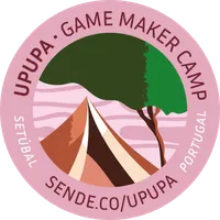 Insignia circular de Upupa: Game Maker Camp · Portugal · 2027